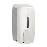 Дозатор для жидкого мыла настенный Puff8120  0,8л, пластик., белый 