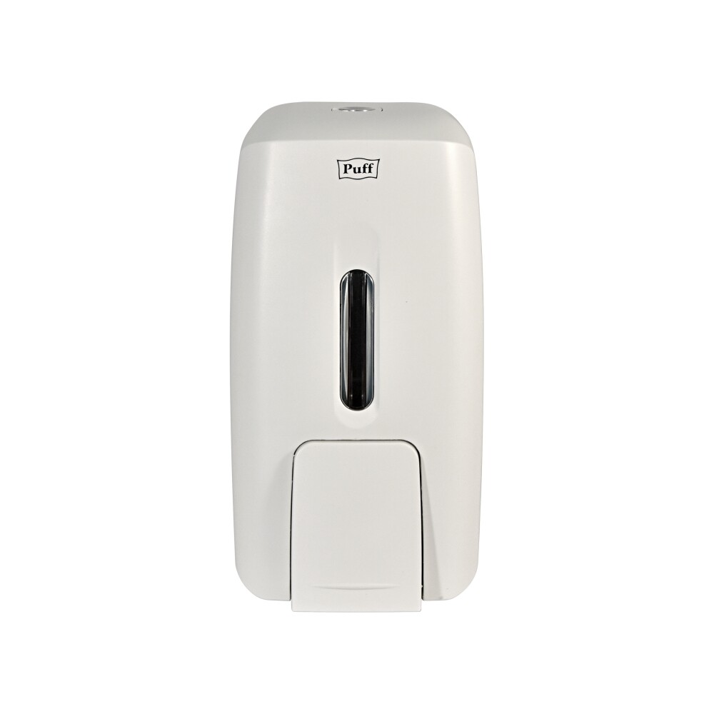 Дозатор для жидкого мыла настенный Puff8120  0,8л, пластик., белый 