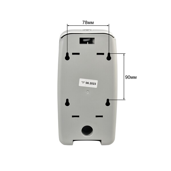 Дозатор для жидкого мыла настенный Puff8120  0,8л, пластик., белый 