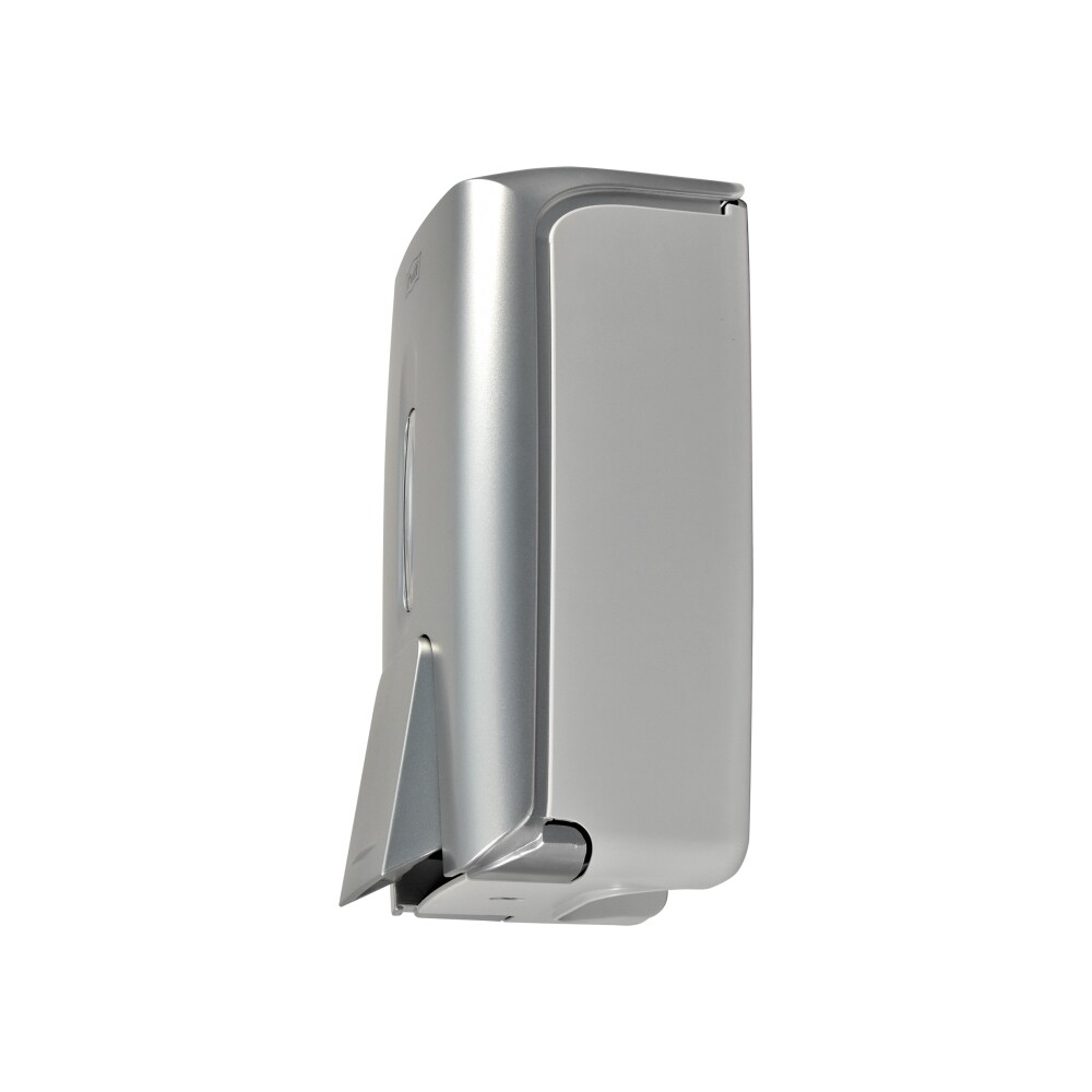Дозатор для жидкого мыла настенный Puff8120S  0,8л, пластик., ХРОМ 