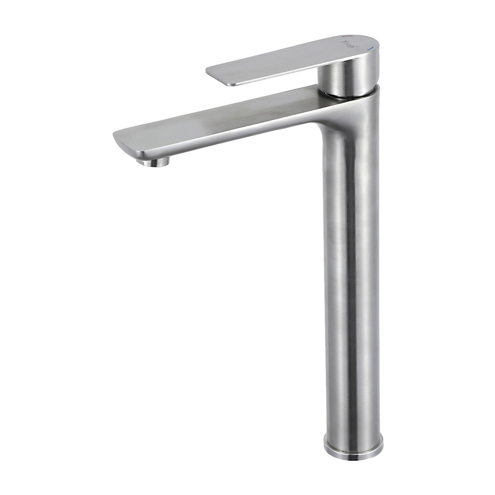 10806-2 Смеситель Тюльпан Frap. шар. d-35 Высокий,на гайке,.сатин