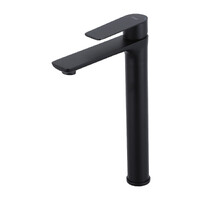 10806-26 Смеситель Тюльпан Frap. шар. d-35 Высокий,на гайке,.черный