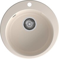 Мойка для кухни GranFest URBAN GF-URBAN 649 D =490мм, круглая (649 белый)