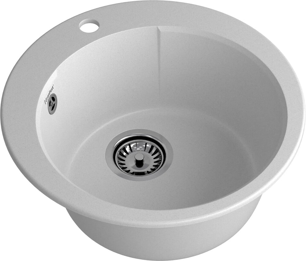 Мойка для кухни GranFest URBAN GF-URBAN 649 D =490мм, круглая (649 серый)