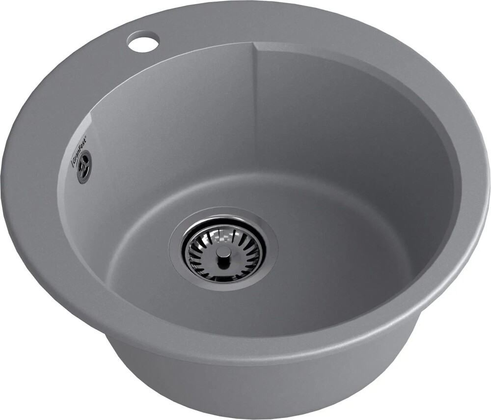 Мойка для кухни GranFest URBAN GF-URBAN 649 D =490мм, круглая (649 темно-серый)