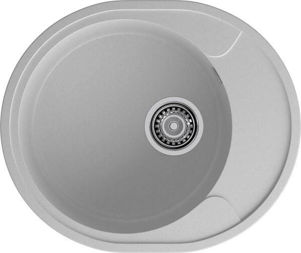 Мойка для кухни GranFest URBAN GF-URBAN 857L 570*480мм 1 чаша+крыло (857L серый)