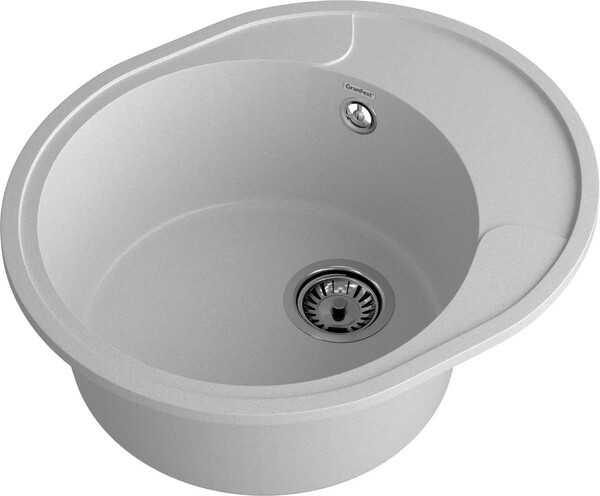 Мойка для кухни GranFest URBAN GF-URBAN 857L 570*480мм 1 чаша+крыло (857L серый)