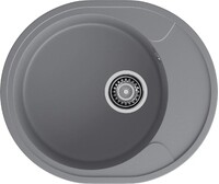 Мойка для кухни GranFest URBAN GF-URBAN 857L 570*480мм 1 чаша+крыло (857L темно-серый)