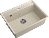 Мойка для кухни GranFest Композит LEVEL 660 чаша 660*500 (LV-660 топаз)
