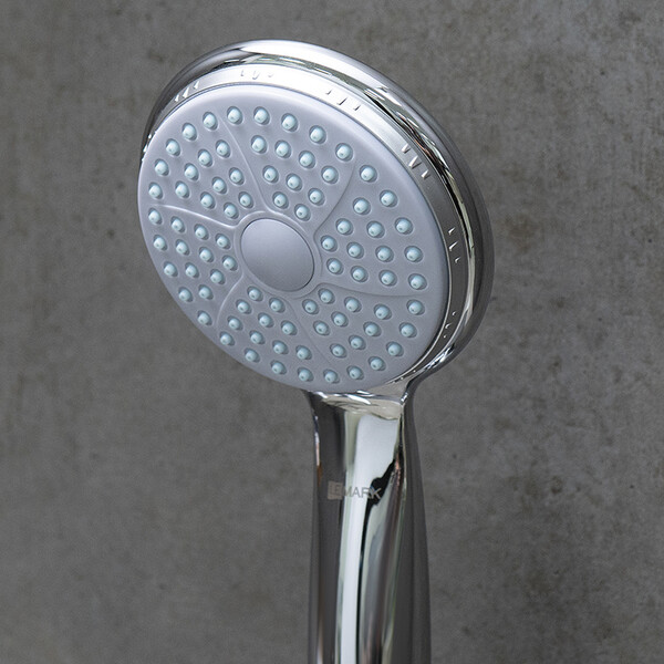 LM0851C Selena Смеситель универсальный с плоским изливом 300 мм, дивертор с кер.пластинами, хром LEMARK