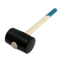 Киянка ТУНДРА, деревянная рукоятка, черная резина, 900 г 5354662