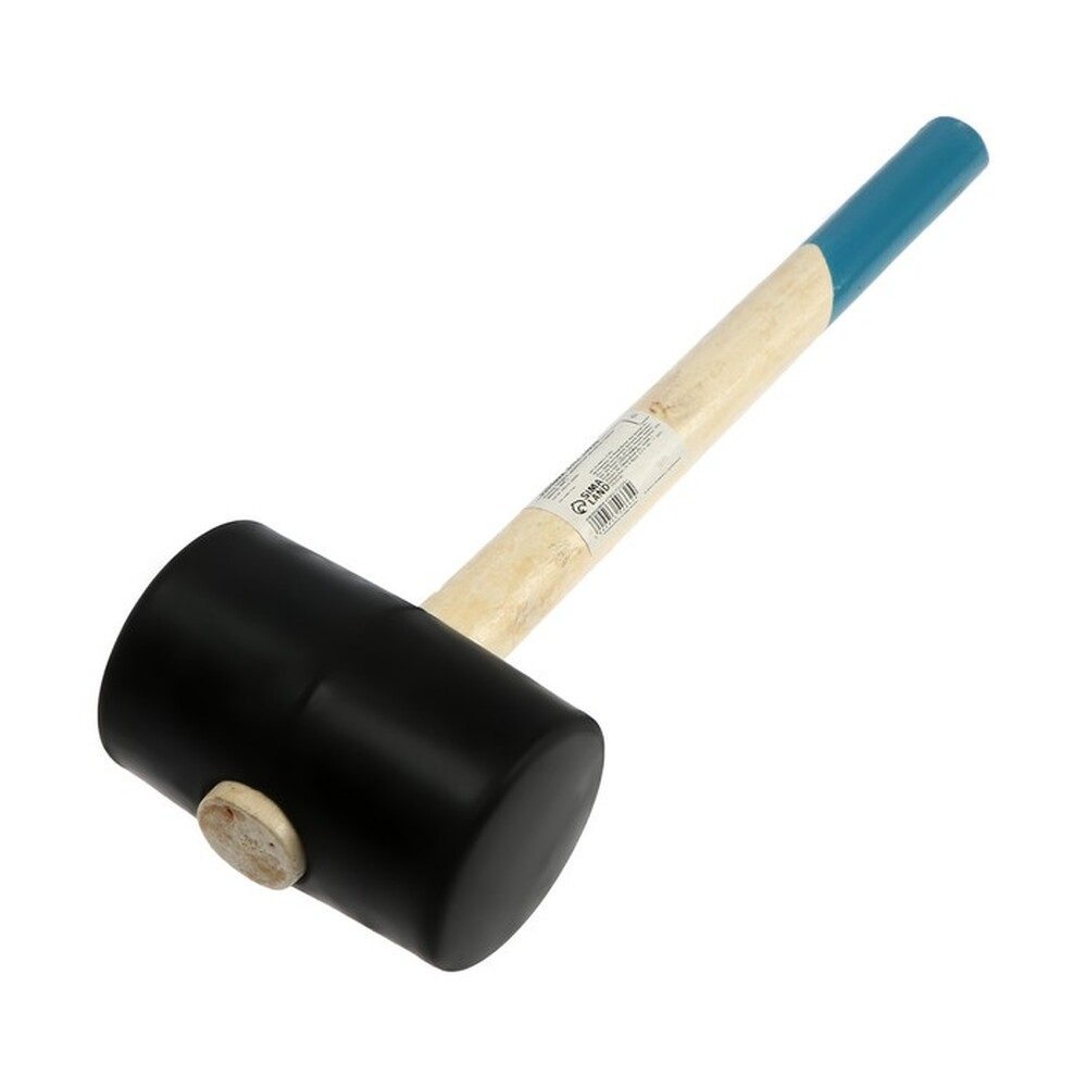 Киянка ТУНДРА, деревянная рукоятка, черная резина, 900 г 5354662