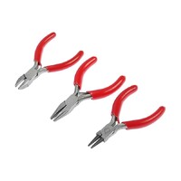 Набор инструментов ЛОМ, круглогубцы, длинногубцы и бокорезы, обрезиненные рукоятки, 80 мм 4050915