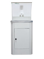 Умывальник "Весна" без ЭВН Пластиковый бак (мойка Нержавейка 40*50,бак 17л) белый