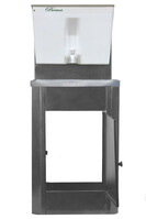 Умывальник "Весна" без ЭВН Пластиковый бак (мойка Нержавейка 40*50,бак 17л) серебро