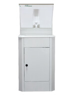 Умывальник "Весна" без ЭВН Пластиковый бак (мойка Пластик 40*50,бак 17л) белый