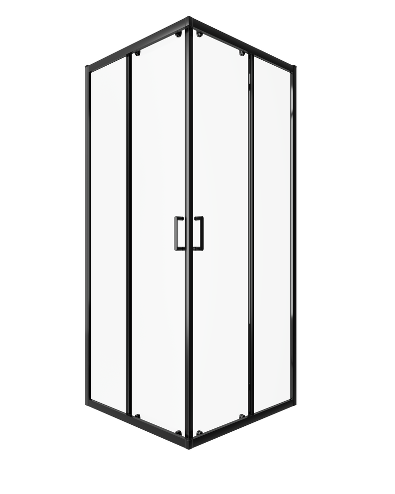 Душевое ограждение ALEX BAITLER AB1490B1  (90*90*200)  стекло прозрачное 6 мм 1к.  AB1490B1