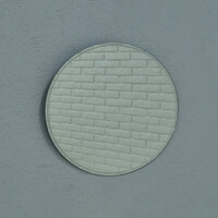 Зеркало SANTREK HOME с лазерной гравировкой круглое "ВЕСТА" 500мм