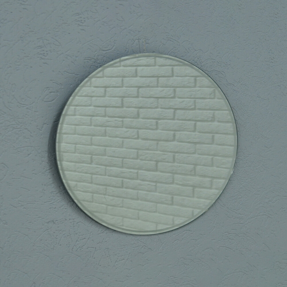 Зеркало SANTREK HOME с лазерной гравировкой круглое "ВЕСТА" 600мм