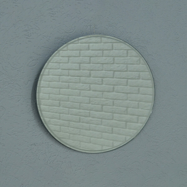 Зеркало SANTREK HOME с лазерной гравировкой круглое "ВЕСТА" 600мм