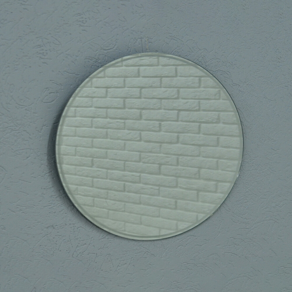 Зеркало SANTREK HOME с лазерной гравировкой круглое "ВЕСТА" 650мм***