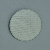 Зеркало SANTREK HOME с лазерной гравировкой круглое "ВЕСТА" 650мм***