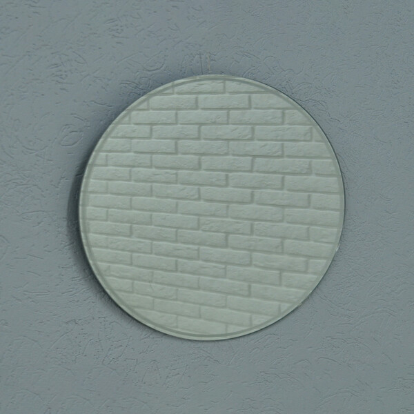 Зеркало SANTREK HOME с лазерной гравировкой круглое "ВЕСТА" 650мм***