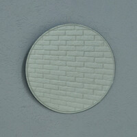 Зеркало SANTREK HOME с лазерной гравировкой круглое "ВЕСТА" 700мм