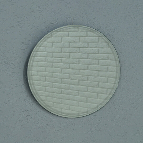 Зеркало SANTREK HOME с лазерной гравировкой круглое "ВЕСТА 2" 600мм***