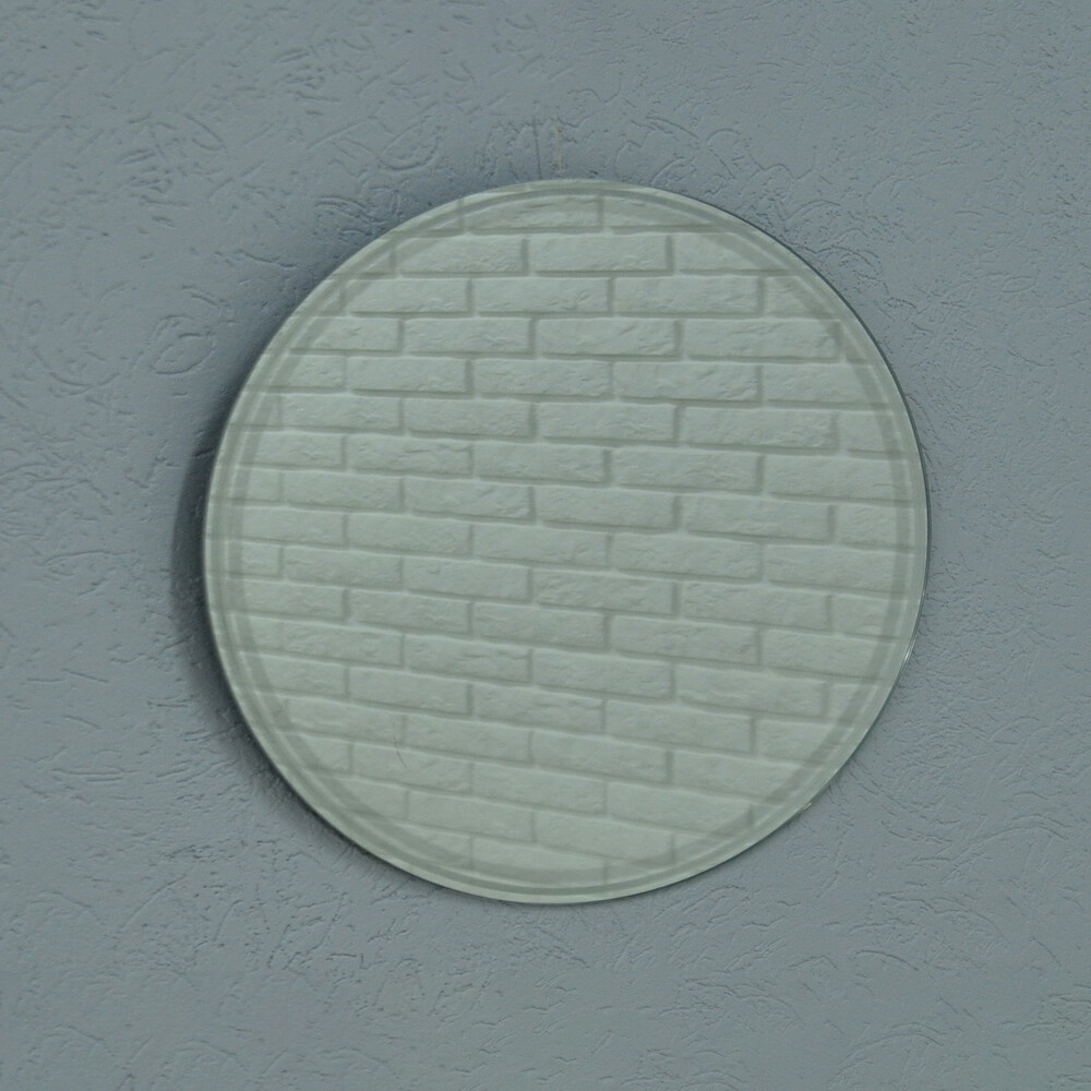 Зеркало SANTREK HOME с лазерной гравировкой круглое "ВЕСТА 2" 650мм***