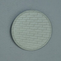 Зеркало SANTREK HOME с лазерной гравировкой круглое "ВЕСТА 2" 650мм***