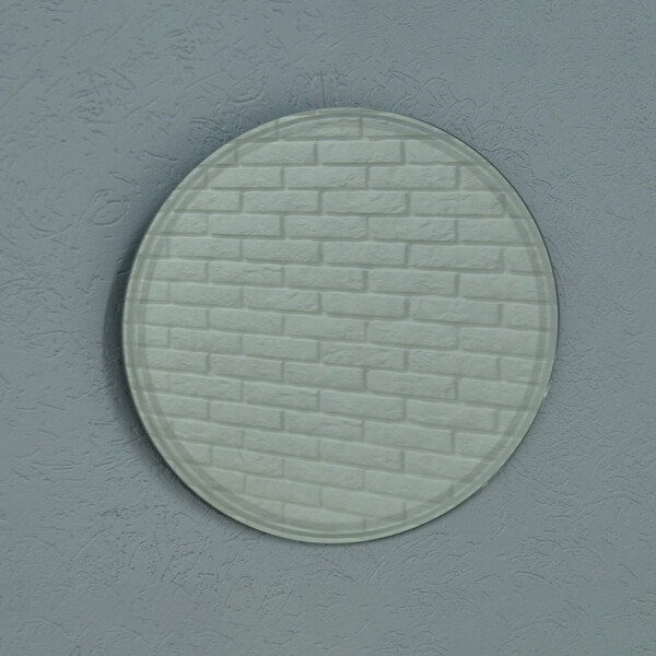 Зеркало SANTREK HOME с лазерной гравировкой круглое "ВЕСТА 2" 650мм***