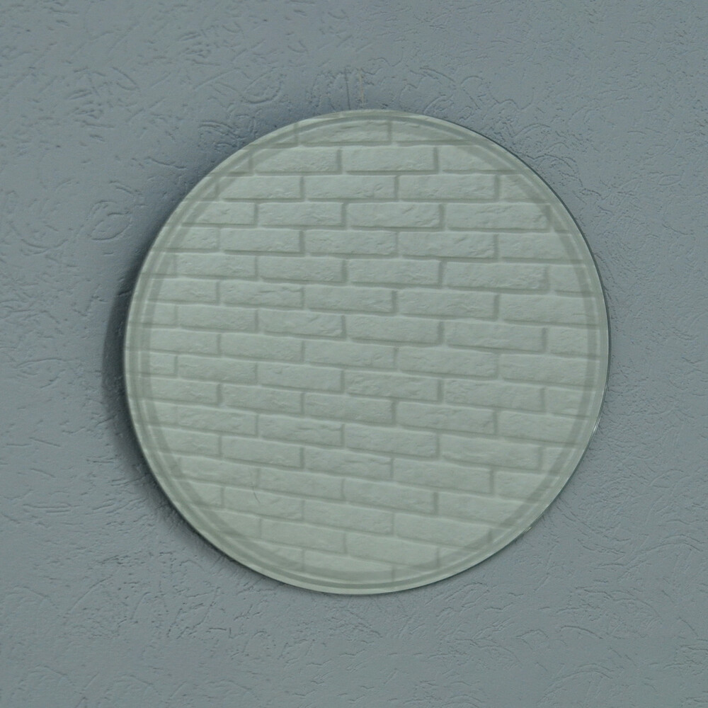 Зеркало SANTREK HOME с лазерной гравировкой круглое "ВЕСТА 2" 700мм***