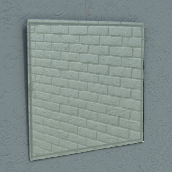 Зеркало SANTREK HOME с лазерной гравировкой квадратное "АРИСТОКРАТ" 500х500мм