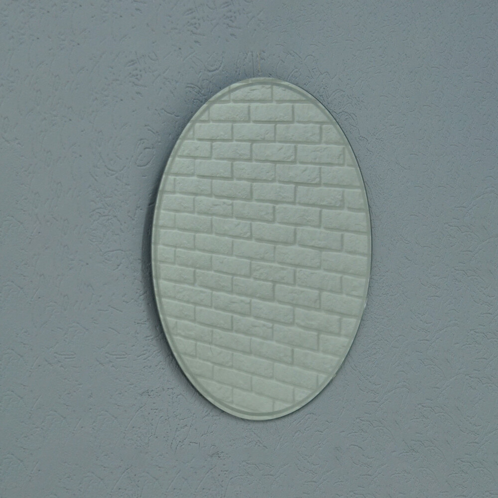 Зеркало SANTREK HOME с лазерной гравировкой овальное "ВИОЛА" 500х800мм***