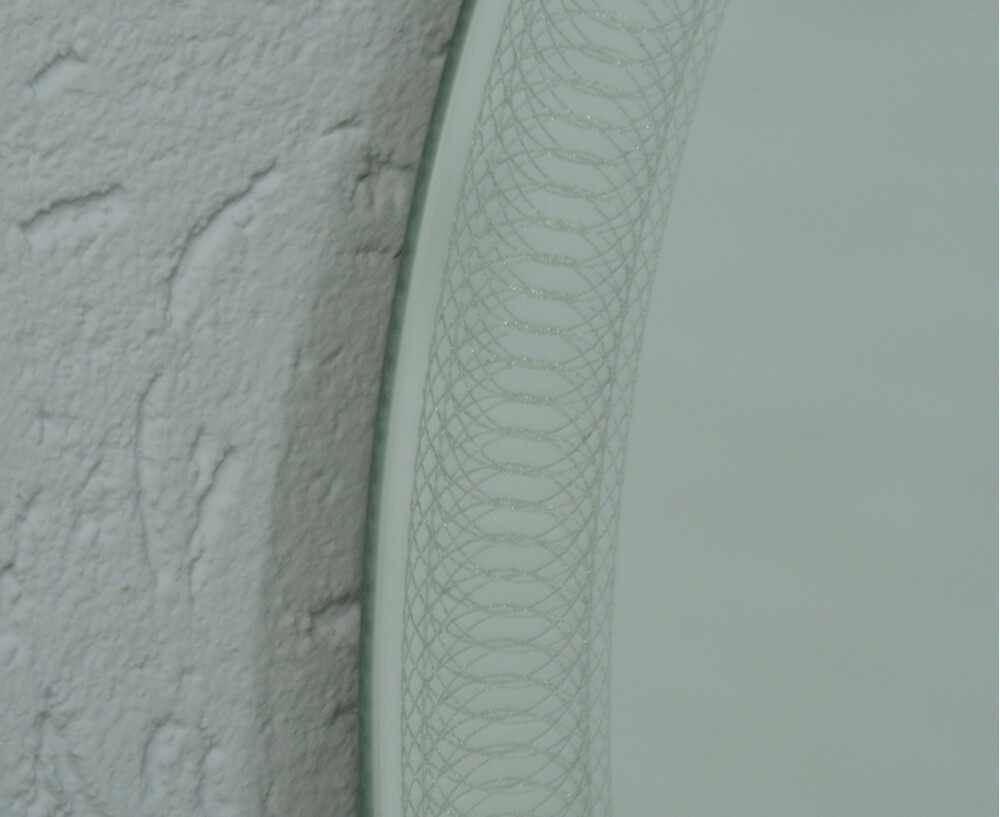 Зеркало SANTREK HOME с лазерной гравировкой круглое "ВИЛЕНА" 500мм***