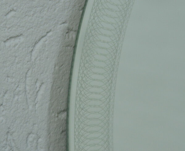 Зеркало SANTREK HOME с лазерной гравировкой круглое "ВИЛЕНА" 500мм***