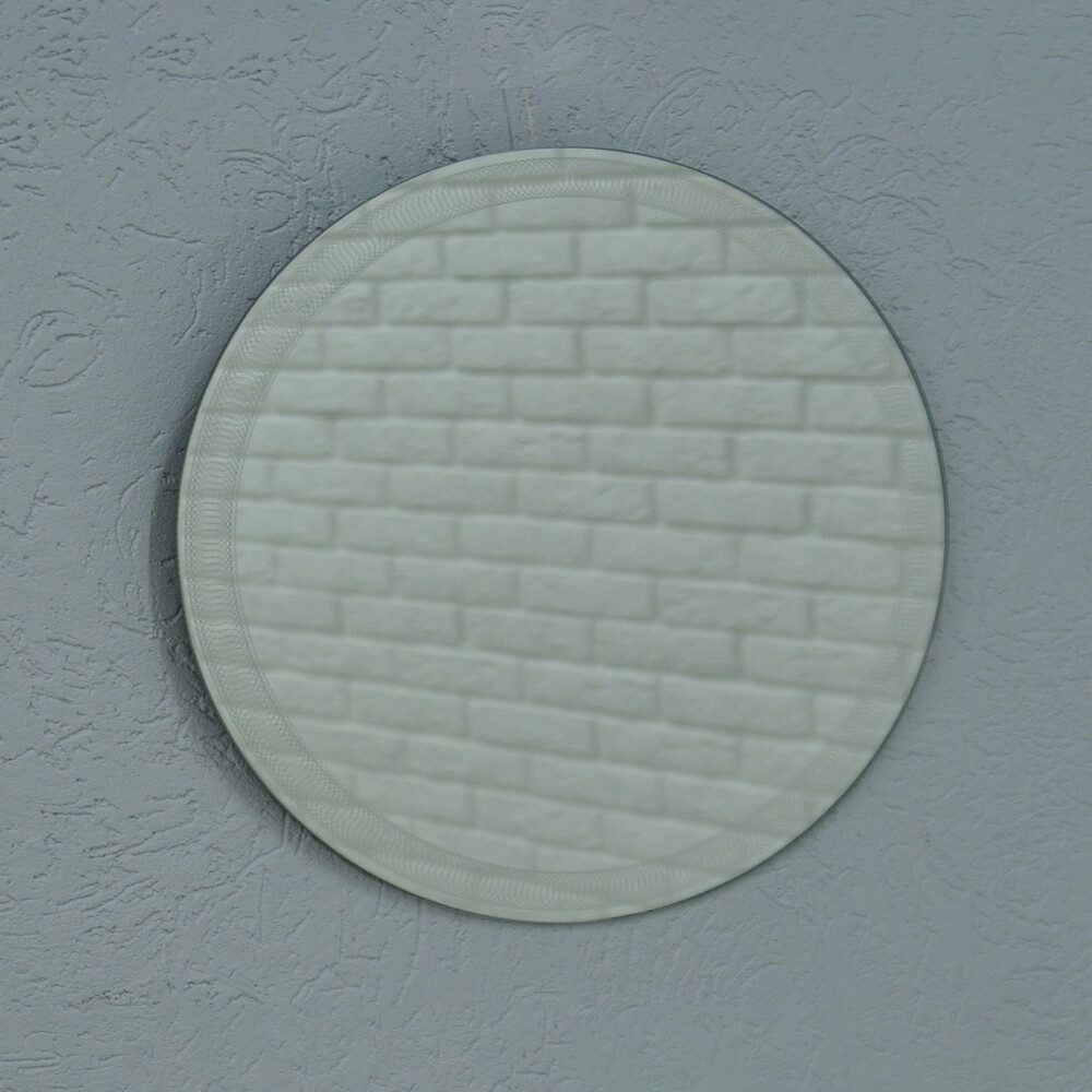 Зеркало SANTREK HOME с лазерной гравировкой круглое "ВИЛЕНА" 600мм***