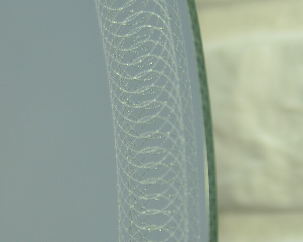 Зеркало SANTREK HOME с лазерной гравировкой круглое "ВИЛЕНА" 600мм***