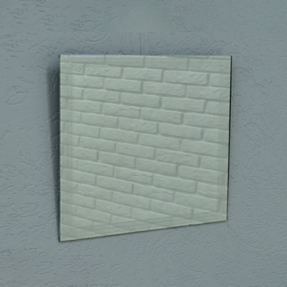 Зеркало SANTREK HOME с лазерной гравировкой квадратное "ВЕЛЛА" 600х600мм***