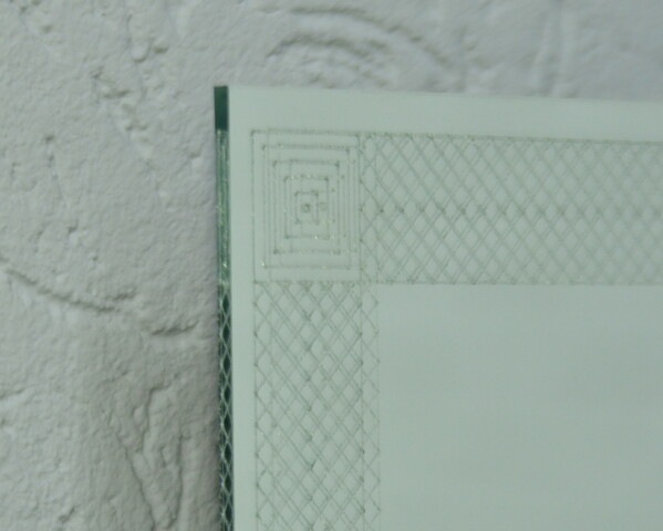 Зеркало SANTREK HOME с лазерной гравировкой квадратное "ВЕЛЛА" 600х600мм***