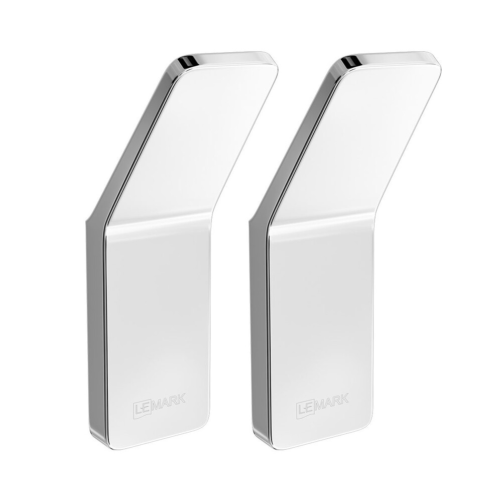 9711001 Крючок одинарный SMOOTH LINE для полотенец 2 шт., хром LEMARK