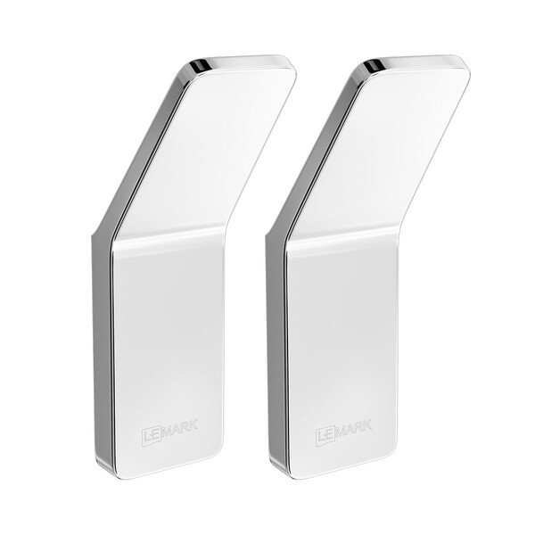 9711001 Крючок одинарный SMOOTH LINE для полотенец 2 шт., хром LEMARK