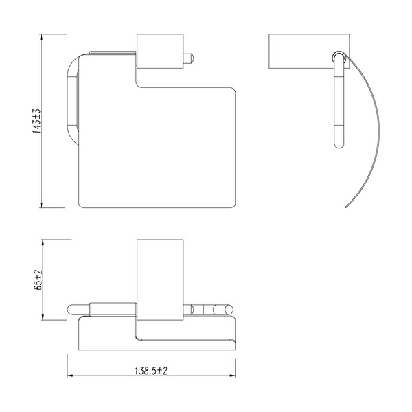 9721010 Держатель для туалетной бумаги SMOOTH LINE с крышкой, хром LEMARK