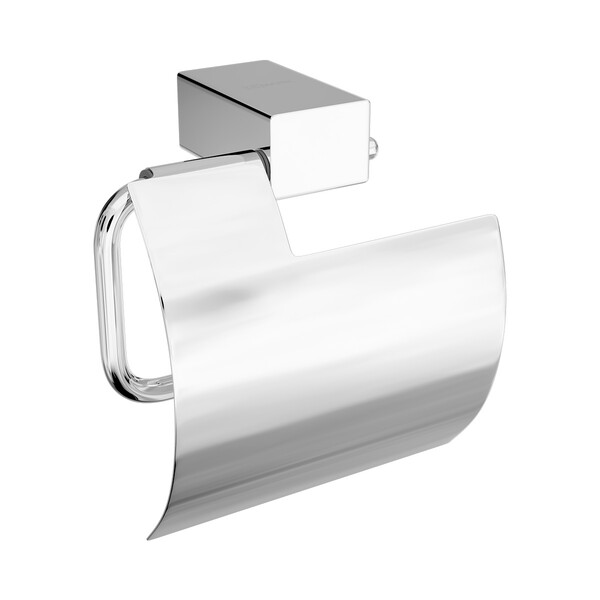 9721010 Держатель для туалетной бумаги SMOOTH LINE с крышкой, хром LEMARK