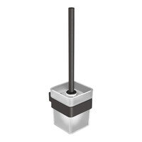 9766021 Ершик для унитаза SMOOTH LINE с держателем, ГРАФИТ LEMARK