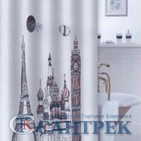 Штора д/ван "ZALEL" ФОТОПРИНТ 180х180 YGL DX-021