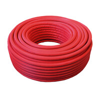  Труба из сшитого полиэтилена PE-Xa EVOH d16x2.2мм PRO AQUA в теплоизоляции 6мм (бухта 120м)   КРАСНАЯ   СУПЕРЦЕНА !!!