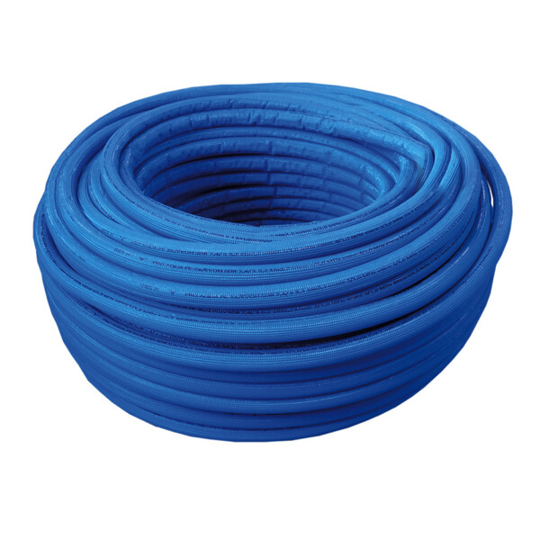  Труба из сшитого полиэтилена PE-Xa EVOH d16x2.2мм PRO AQUA в теплоизоляции 6мм (бухта 120м)   СИНЯЯ   СУПЕРЦЕНА !!!