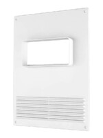 Площадка торцевая пласт. ERA 50х110 фланец /горизонт. решетка 180х250 (511ПТГР)